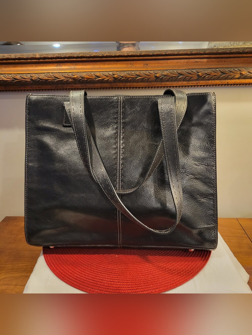 🛍EUC~ FOSSIL GENUINE LEATHER SHOULDER BAG